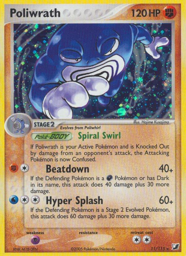 Poliwrath #11 Pokemon Unseen Forces