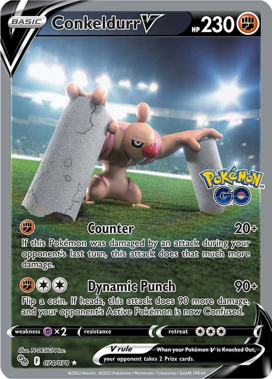 Conkeldurr V #74 Pokemon Go
