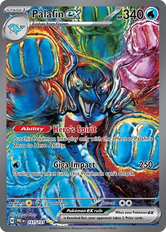 Palafin ex #151 Pokemon Prismatic Evolutions