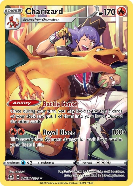 Charizard #TG03 Pokemon Lost Origin