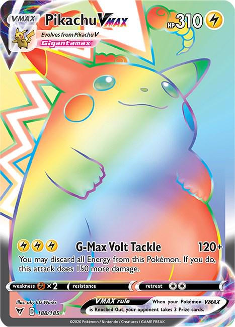 Pikachu VMAX #188 Pokemon Vivid Voltage