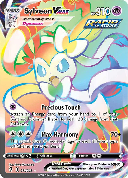 Sylveon VMAX #211 Pokemon Evolving Skies