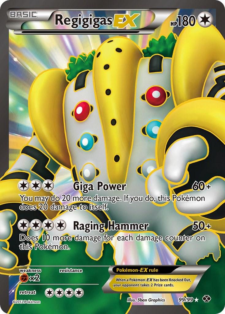 Regigigas EX #99 Pokemon Next Destinies