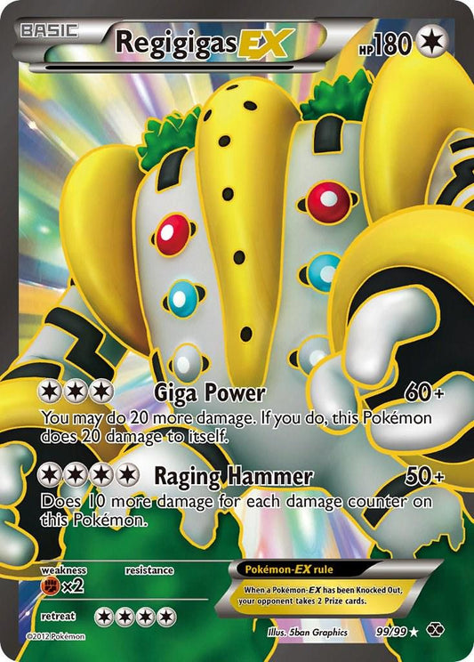 Regigigas EX #99 Pokemon Next Destinies