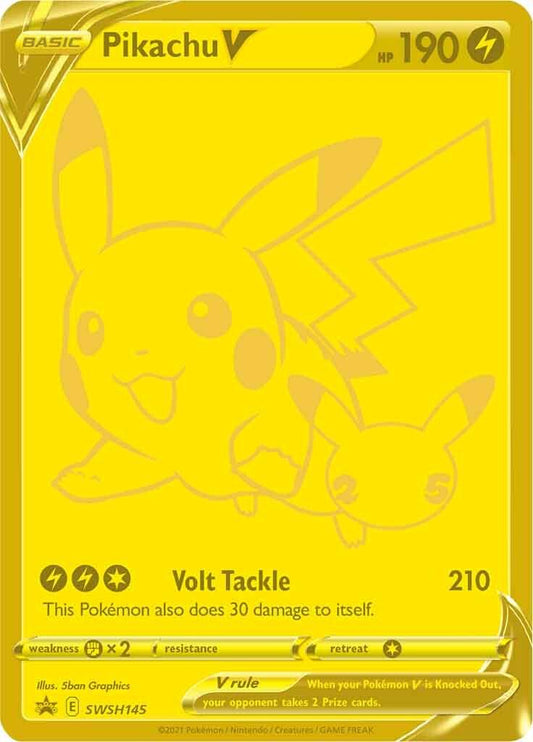 Pikachu V #SWSH145 Pokemon Celebrations