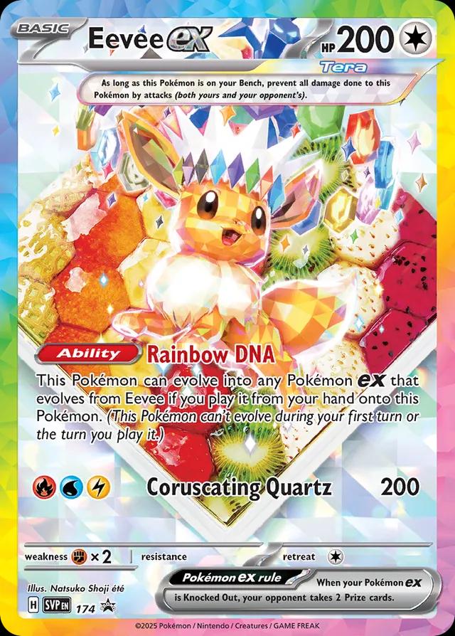 Eevee Ex #174 Pokemon Promo