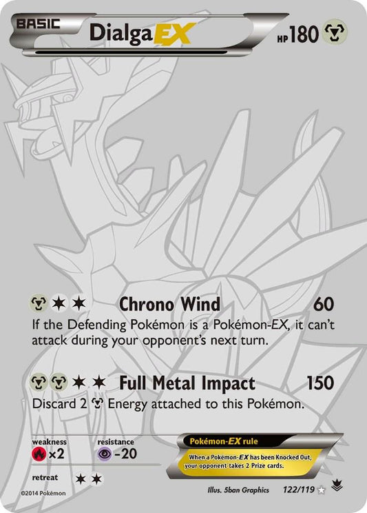 Dialga EX #122 Pokemon Phantom Forces