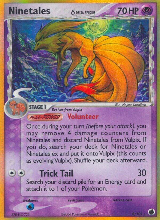 Ninetales #8 Pokemon Dragon Frontiers