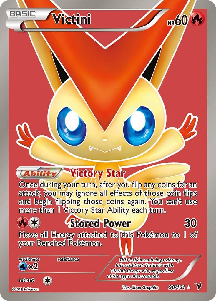 Victini #98 Pokemon Noble Victories