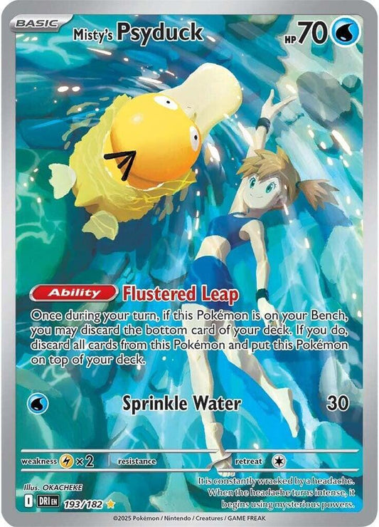 Misty's Psyduck #193 Pokemon Destined Rivals