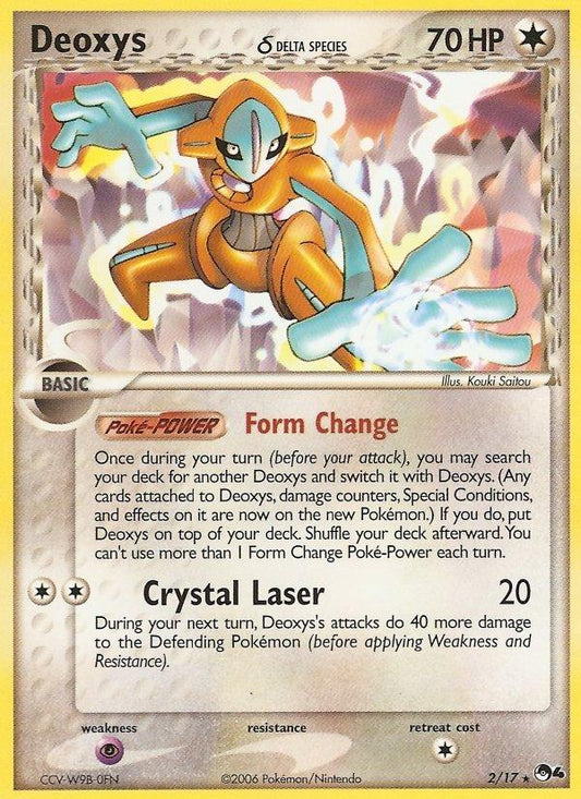 Deoxys [Holo] #2 Pokemon POP Series 4