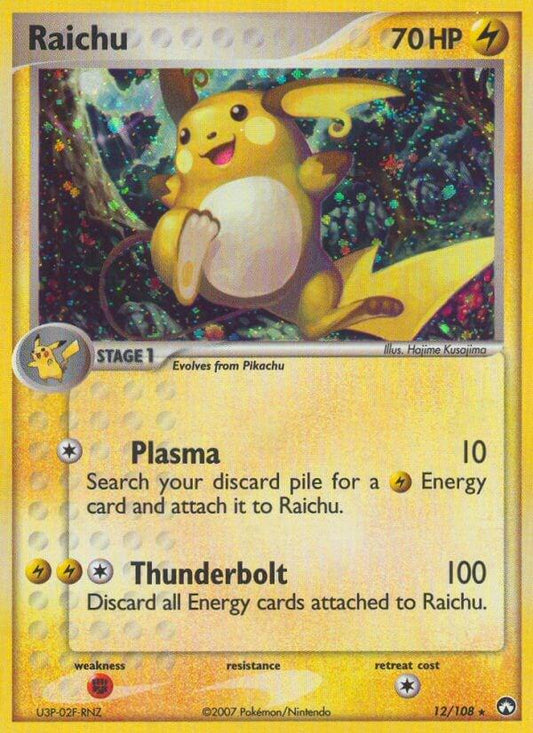 Raichu #12 Pokemon Power Keepers
