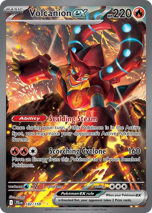 Volcanion ex #182 Pokemon Journey Together