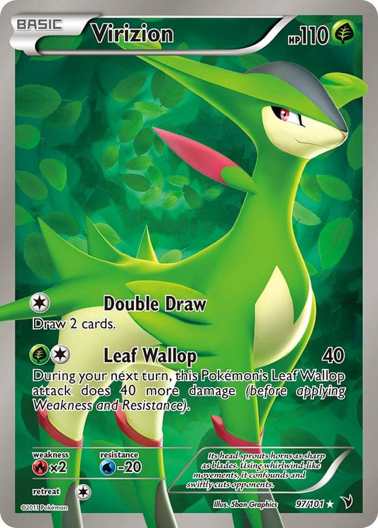 Virizion #97 Pokemon Noble Victories