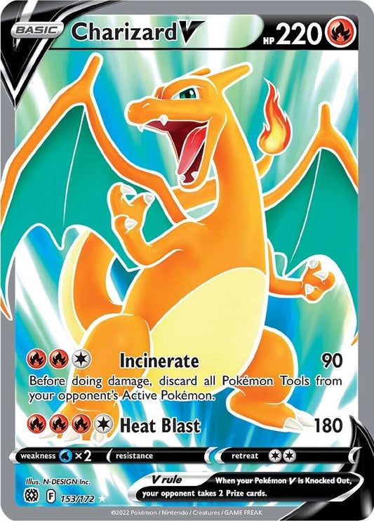 Charizard V #153 Pokemon Brilliant Stars