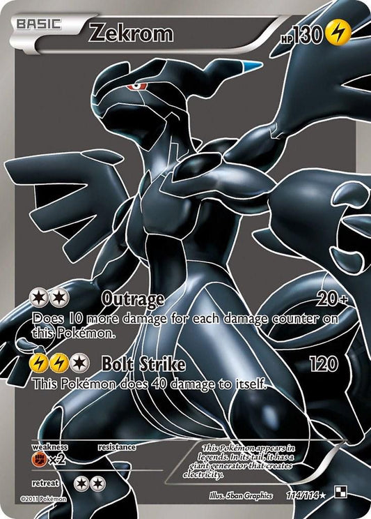 Zekrom #114 Pokemon Black & White