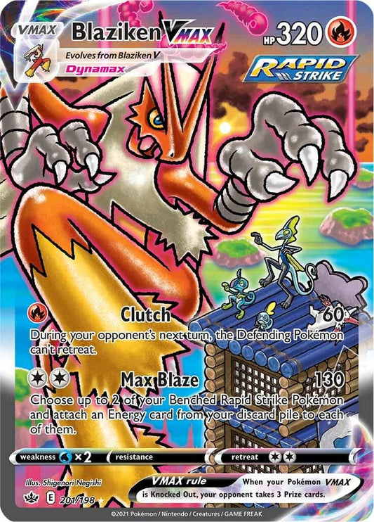 Blaziken VMAX #201 Pokemon Chilling Reign