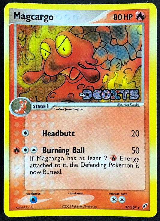 Magcargo [Reverse Holo] #37 Pokemon Deoxys