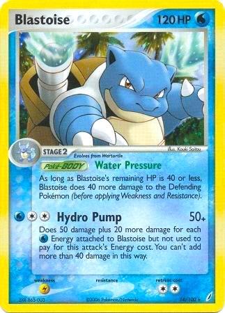 Blastoise #14 Pokemon Crystal Guardians