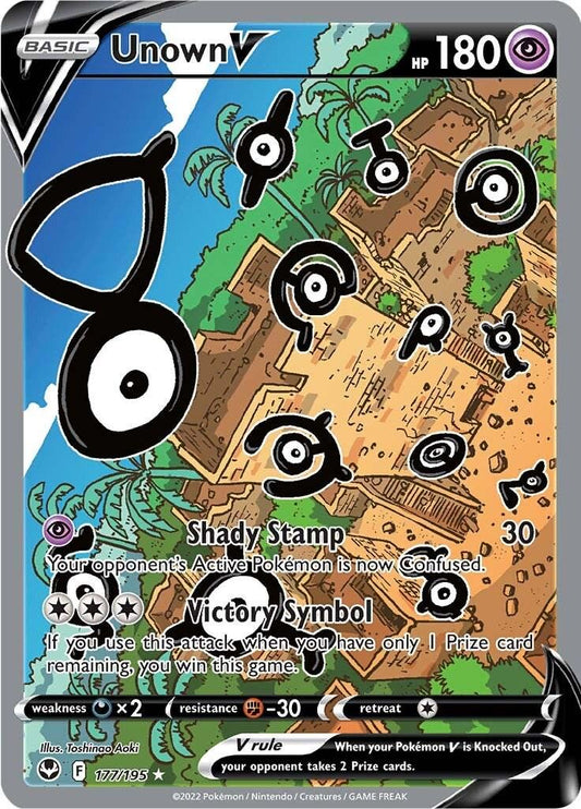Unown V #177 Pokemon Silver Tempest