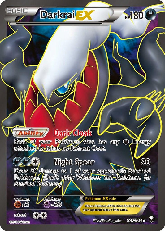 Darkrai EX #107 Pokemon Dark Explorers