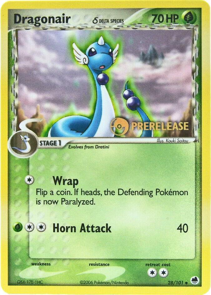 Dragonair [Prerelease] #28 Pokemon Dragon Frontiers