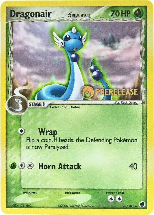 Dragonair [Prerelease] #28 Pokemon Dragon Frontiers
