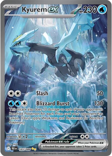 Kyurem ex #165 Pokemon Black Bolt