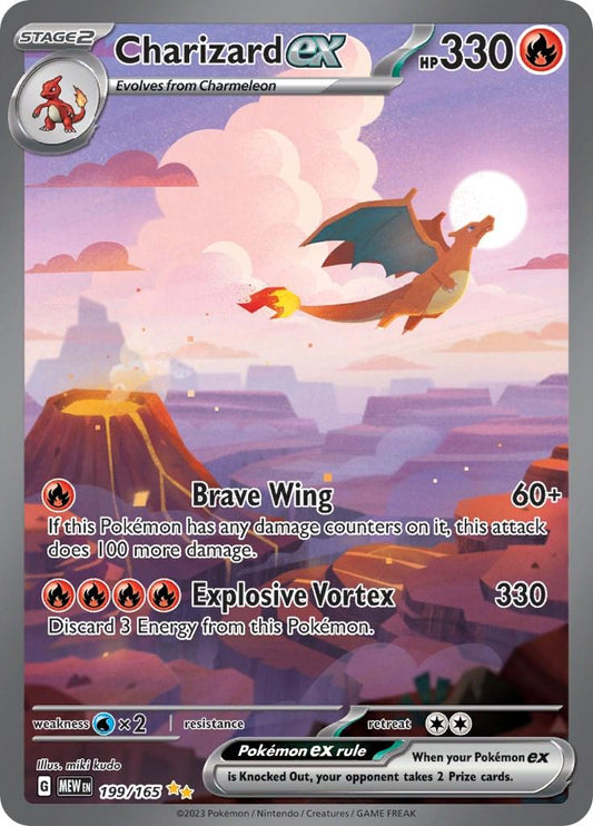 Charizard ex #199 Pokemon Scarlet & Violet 151