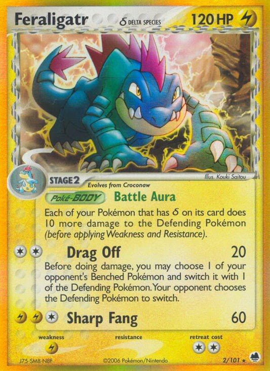 Feraligatr #2 Pokemon Dragon Frontiers