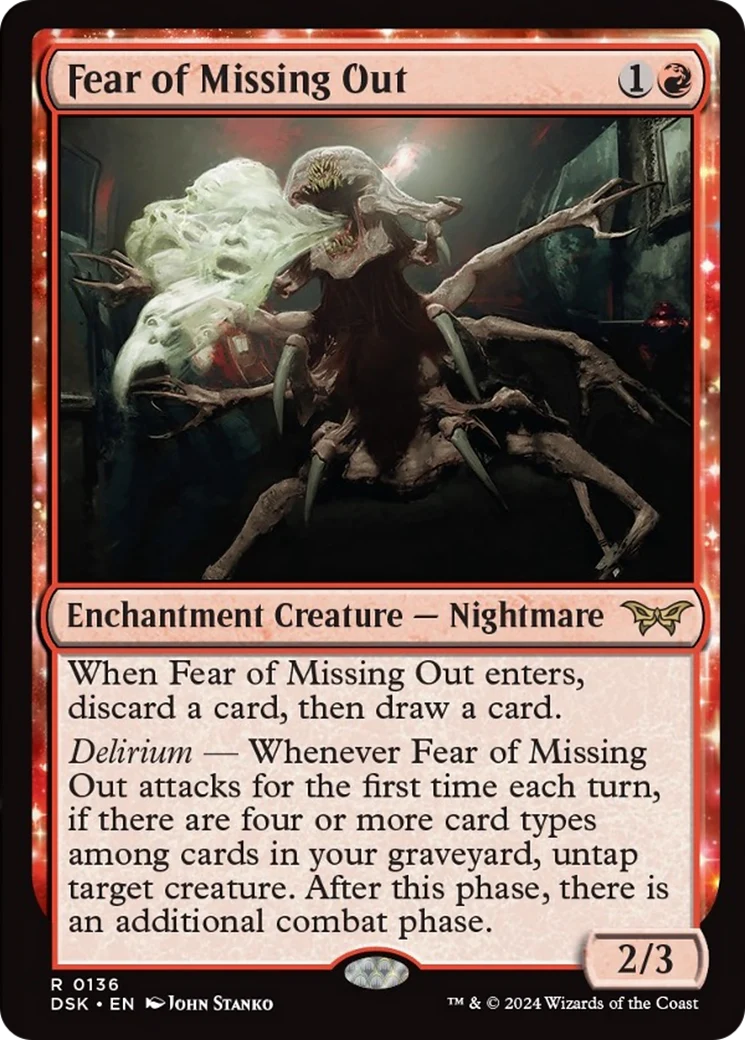 Fear of Missing Out [Duskmourn: House of Horror] (Copy)