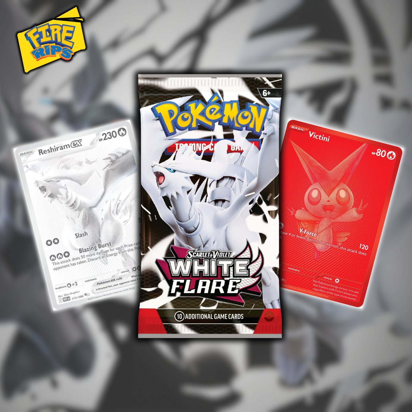 White Flare Booster Pack